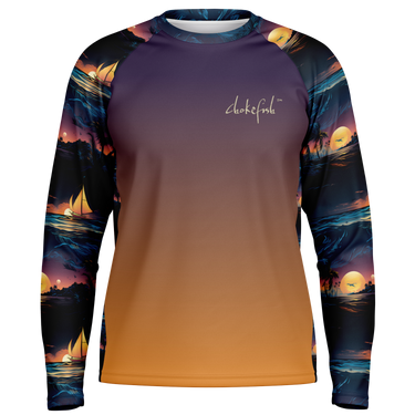 Chokefish™ Long Sleeve Every Day All Weather Trees&Boats Shirt Men's-018-Special Edition